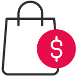 Icon-shopping dollar