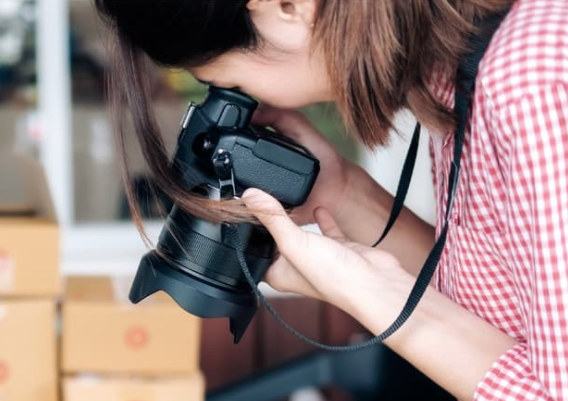 taking photos